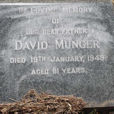 MUNGER David -1949