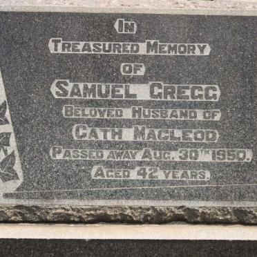 MACLEOD Samuel  Gregg -1950