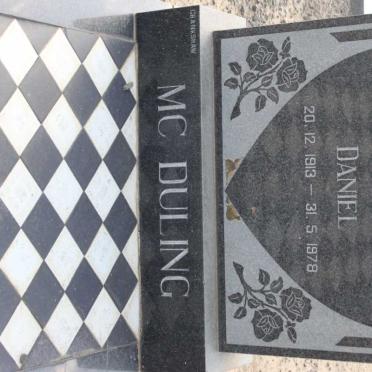 McDULING Daniel 1913-1978