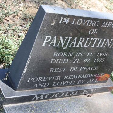 MOODLEY Panjaruthnam 1918-1975