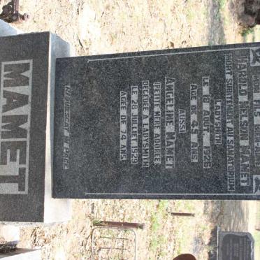 MAMET Harold Nelson -1926 :: MAMET Angeline -1929