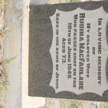 MACFARLANE Rubina -1949