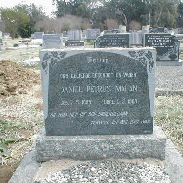 MALAN Daniel Petrus 1899-1963
