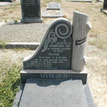 MYBURGH Nienie 1944-1987