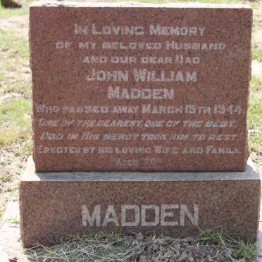 MADDEN John William -1944