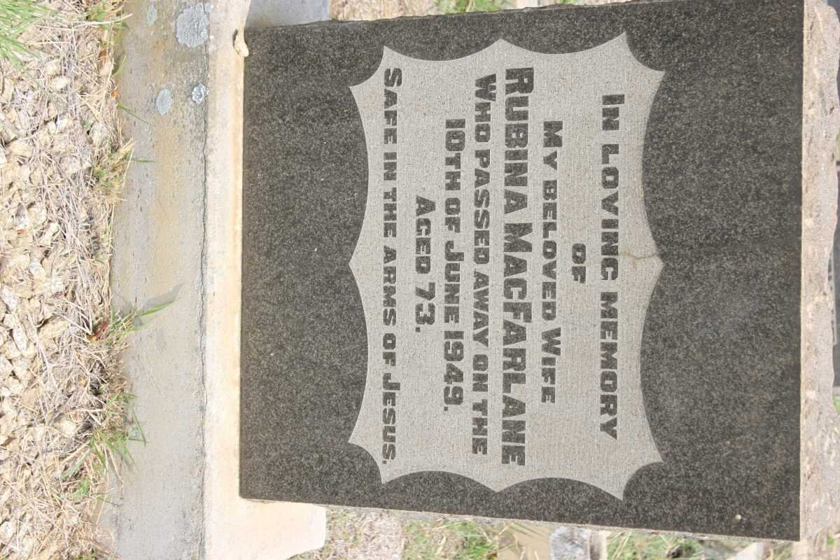 MACFARLANE Rubina -1949