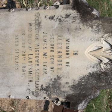 McLEAN Alexander -1886