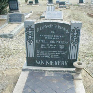 NIEKERK Daniel, van 1906-1959