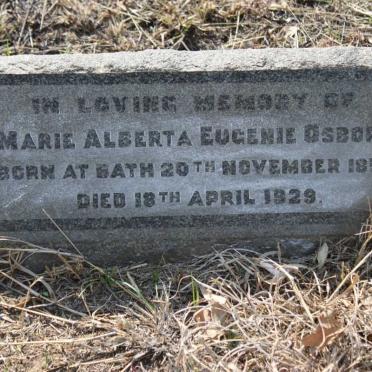 OSBORN Marie Alberta Eugenie 1856-1929