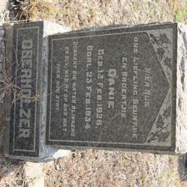 OBERHOLZER Danie 1926-1934