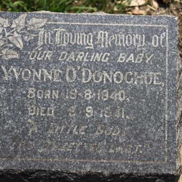 O'DONOGHUE Yvonne 1940-1941