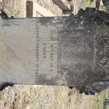 OOSTHUIZEN D.M. -1918