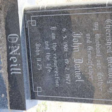 O'NEILL John Daniel 1921-1977