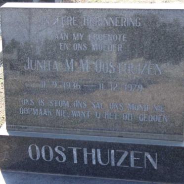 OOSTHUIZEN Junita M.M. 1936-1979
