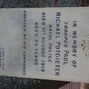 POTGIETER Paul Michael -1910