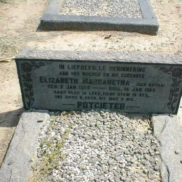 POTGIETER Elizabeth Margaretha geb. BOTHA 1925-1965
