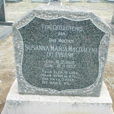 PISANE Susanna Maria Magdalena, du 1868-1957