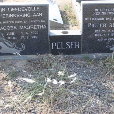 PELSER Pieter Adriaan 1920-1975 &amp; Jacoba Magretha 1922-1983