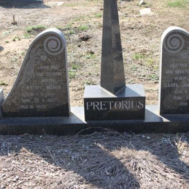 PRETORIUS Carel Johannes 1923-1984 &amp; Kathy Maria 1923-1983