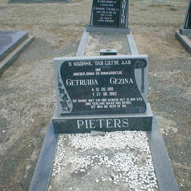 PIETERS Getruida Gezina 1919-1993