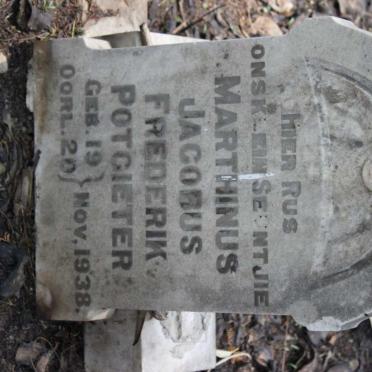 POTGIETER Marthinus Jacobus Frederik 1938-1938