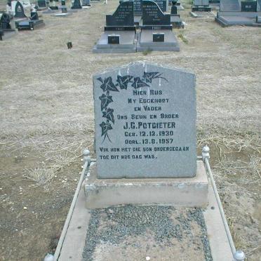 POTGIETER J.G. 1930-1957