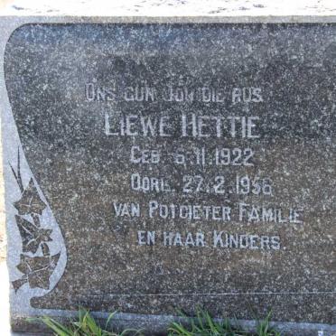 POTGIETER Hettie 1922-1956