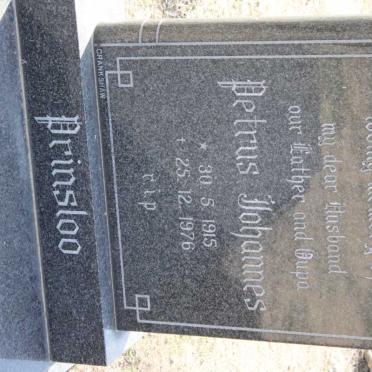 PRINSLOO Petrus Johannes 1915-1976