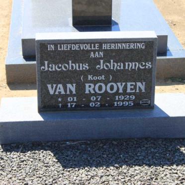 ROOYEN Jacobus Johannes, van 1929-1995