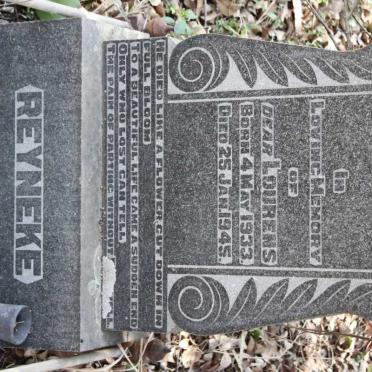 REYNEKE Lourens 1933-1945