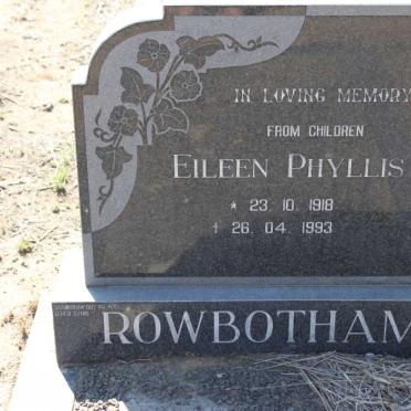 ROWBOTHAM  Eileen Phyllis 1918-1993