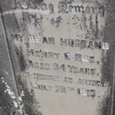 RUE Henry E. -1913