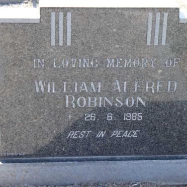 ROBINSON William Alfred -1985