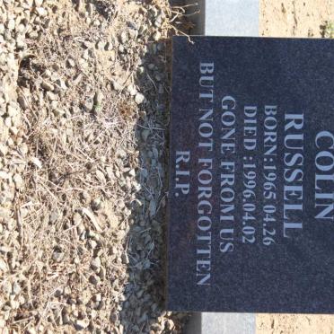 RUSSELL Rehman Colin 1965-1996