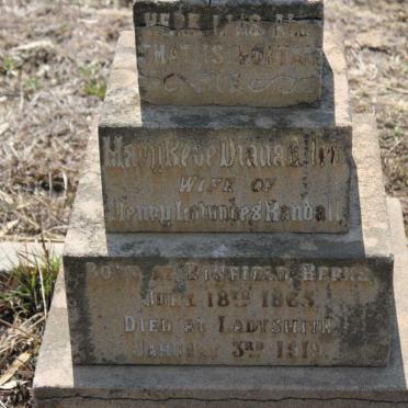 RANDALL Mary ? Diana E? 1865-1919