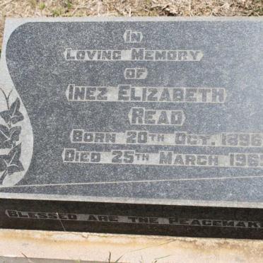 READ Inez Elizabeth 1896-1965