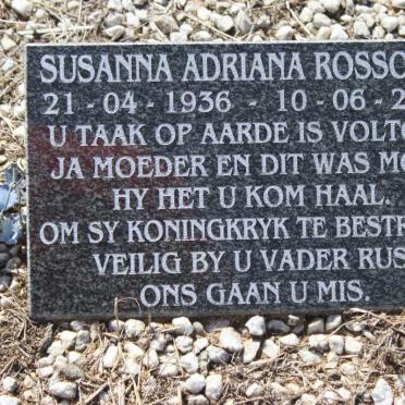 ROSSOUW Susanna Adriana 1936-2005