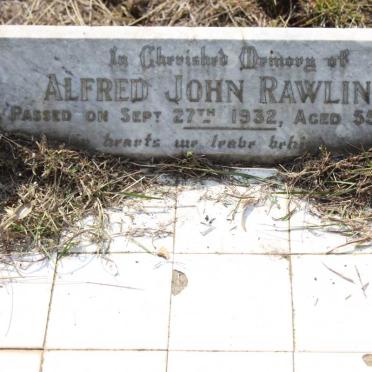 RAWLINGS Alfred John -1932