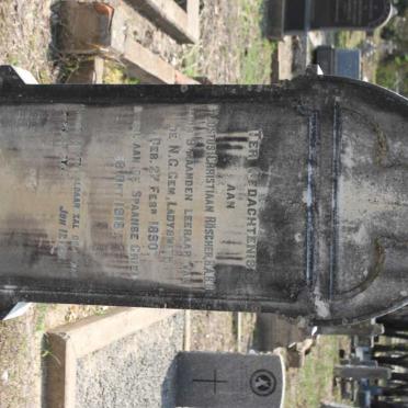 ROSCHER Justus Christiaan 1890-1918