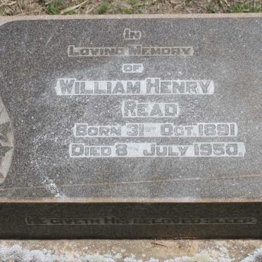READ William Henry 1891-1950