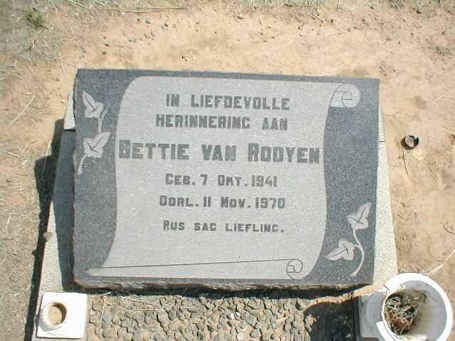 ROOYEN Bettie, van 1941-1970