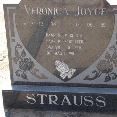 STRAUSS Veronica Joyce 1934-1989