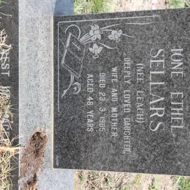 SELLARS Ione Ethel nee LEACH -1985