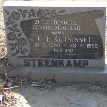 STEENKAMP C.E.G. 1940-1982