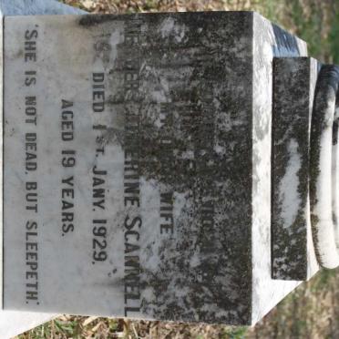 SCANNELL Hester Catherine -1929