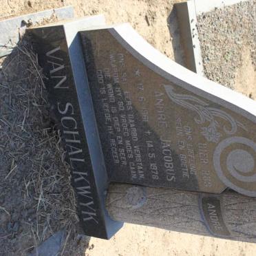 SCHALKWYK Andre Jacobus, van 1961-1978