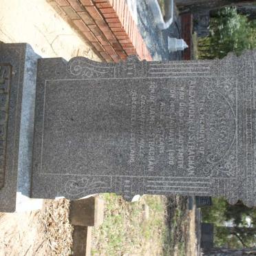 STRACHAN Alexander U. -1900