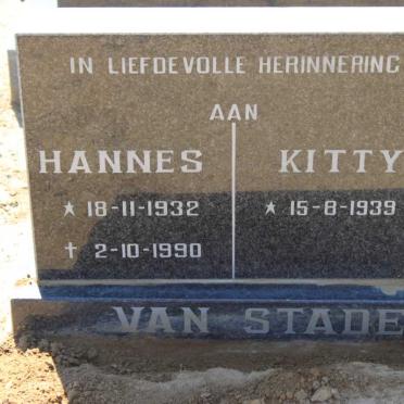 STADEN Hannes, van 1932-1990 &amp; Kitty 1939-