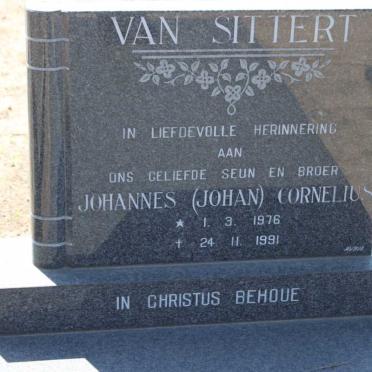 SITTERT Johannes Cornelius, van 1976-1991