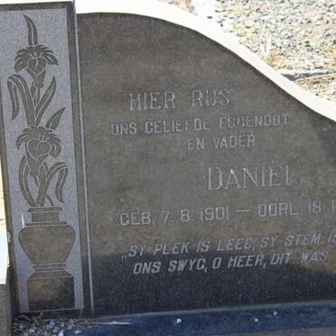 SLABBERT Daniel 1901-1956 &amp; Martha Magdalena SWART 1923-1997